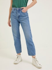 FatFace Blue Sutton Straight Cropped Jeans - Image 1 of 6