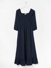 FatFace Navy Adele Midi Dress - Image 5 of 5