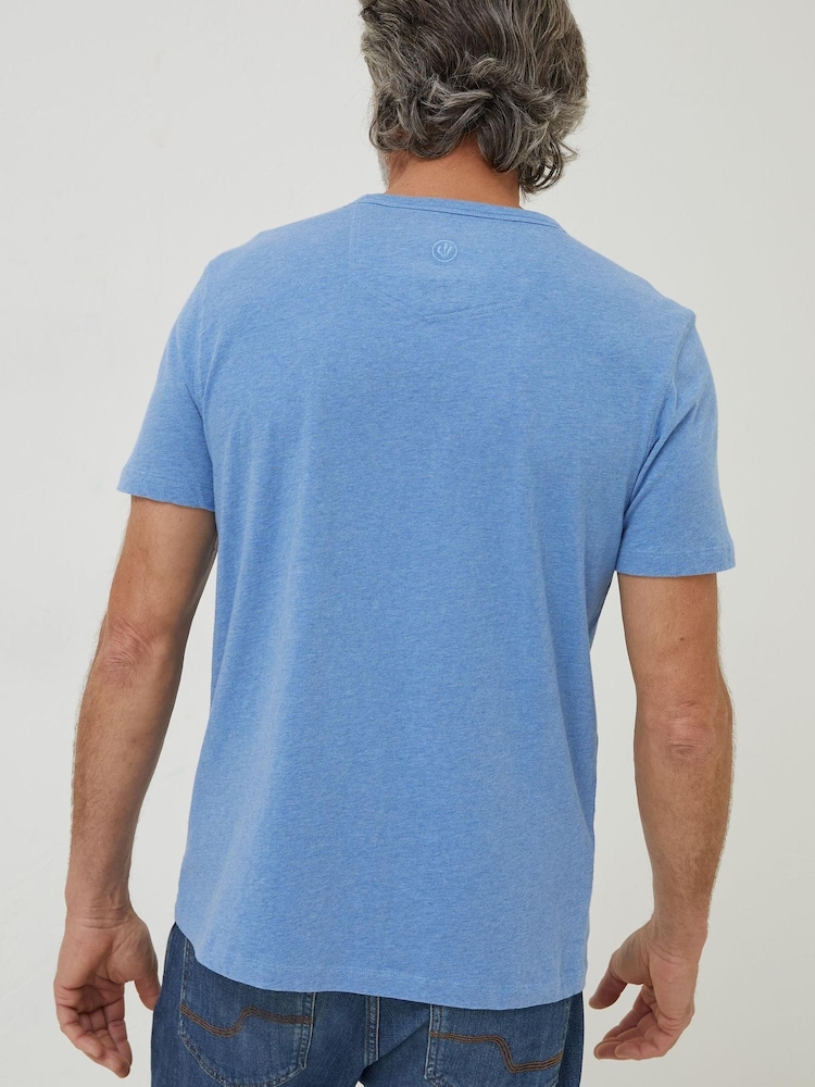FatFace Blue National Forest Map Graphic T-Shirt - Image 2 of 5 FatFace Blue National Forest Map Graphic T-Shirt - Image 2 of 5