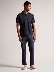 Blau - Ted Baker Arkes Kurzärmeliges Polo-Shirt in Regular Fit - Bild 3 von 5