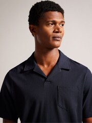 Blau - Ted Baker Arkes Kurzärmeliges Polo-Shirt in Regular Fit - Bild 4 von 5