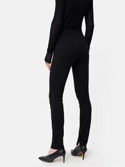 Jigsaw Black Ponte Cigarette Trousers - Image 2 of 4