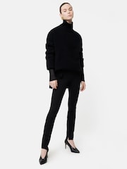 Jigsaw Black Ponte Cigarette Trousers - Image 3 of 4