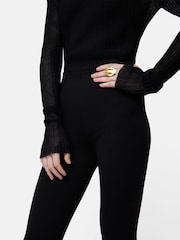 Jigsaw Black Ponte Cigarette Trousers - Image 4 of 4