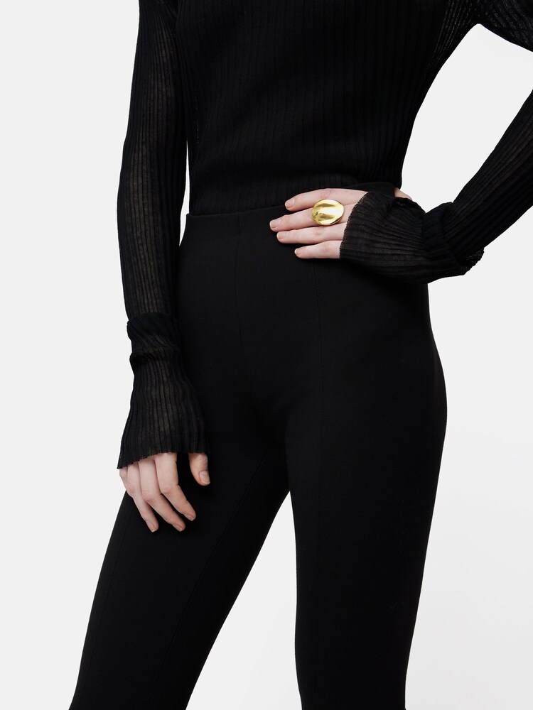 Jigsaw Black Ponte Cigarette Trousers - Image 4 of 4