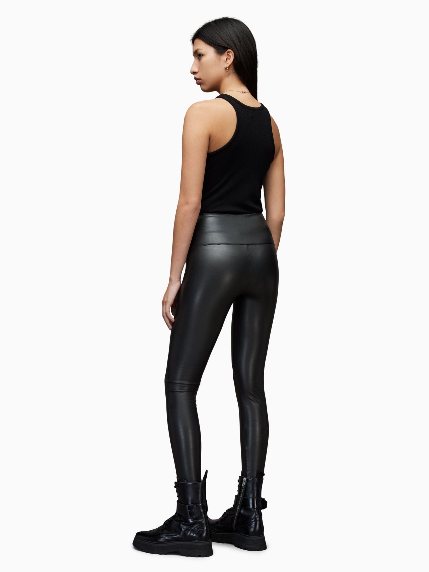 Buy AllSaints Black Cora Leggings from Next USA