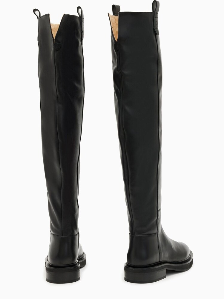 AllSaints Black Mindy Boots - Image 2 of 5