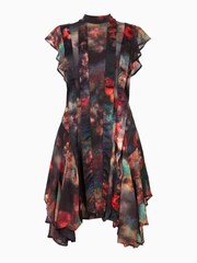AllSaints Blue Fleur Bianca Dress - Image 6 of 6