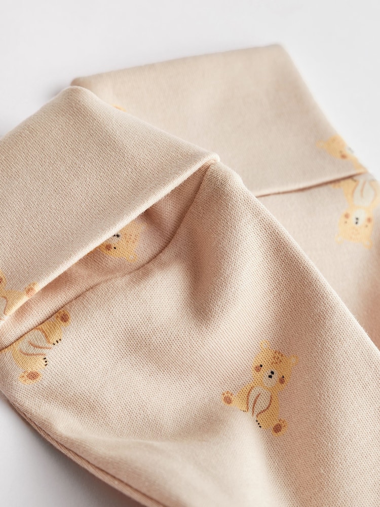 Oatmeal Cream Baby Sleepsuits 3 Pack (0mths-3yrs) - Image 6 of 8