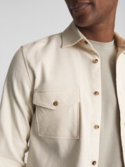 Sobrecamisa de punto de sarga James de Reiss - Imagen 4 de 7