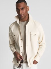 Sobrecamisa de punto de sarga James de Reiss - Imagen 6 de 7