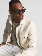 Sobrecamisa de punto de sarga James de Reiss - Imagen 7 de 7
