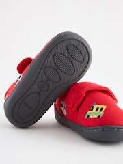 Red Transport Touch Fastening Cupsole Print Slippers - Image 9 of 9