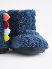Blue Warm Lined Slipper Boots - Image 5 of 5