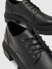 Schuh Landon Chunky Black Lace-Up Shoes - Image 3 of 4