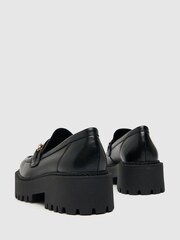 Schuh Lyla Black Leather Snaffle Shoes - Image 2 of 4
