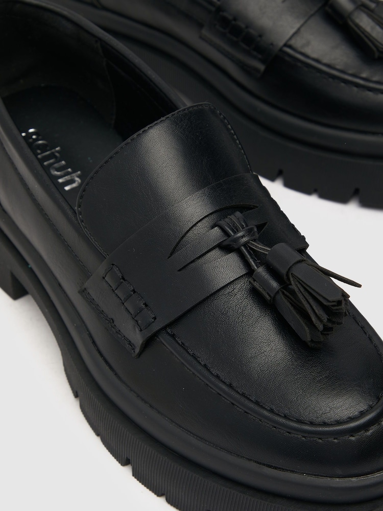 Črni mokasini z resicami Schuh Leyton - Slika 4 iz 4 Črni mokasini z resicami Schuh Leyton - Slika 4 iz 4
