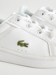 Lacoste Unisex Infants Carnaby Pro White Trainers - Image 4 of 6