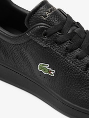 Lacoste Mens Carnaby Pro Black Trainers - Image 4 of 4