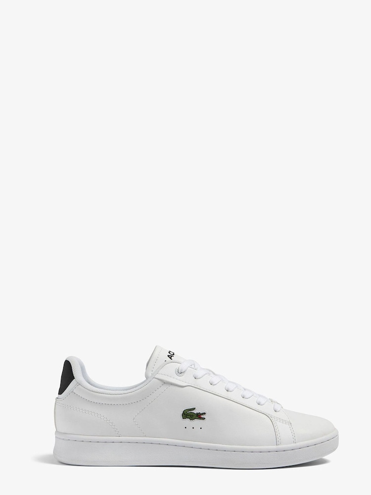 Lacoste Mens Carnaby Pro White Trainers - Image 1 of 4
