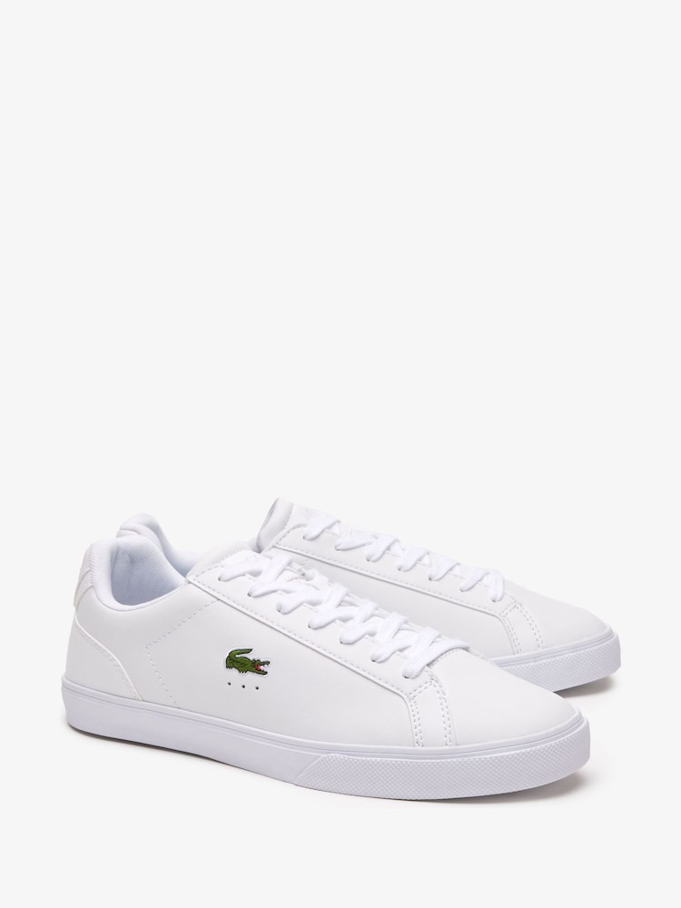 Lacoste Pro BL White Trainers - Image 2 of 6