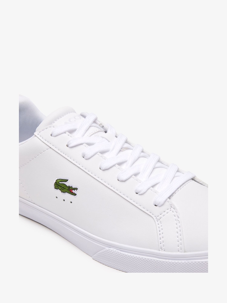 Lacoste Pro BL White Trainers - Image 6 of 6
