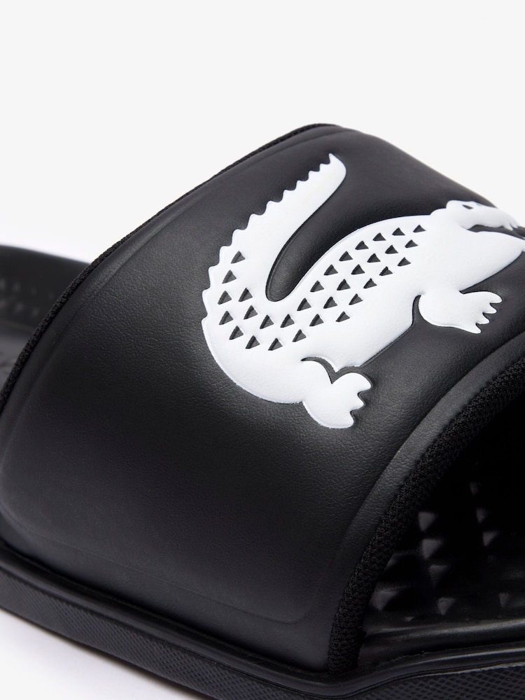 Lacoste Serve Dualiste Black Slides - Image 4 of 4