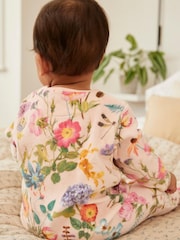 Pink Velour Sleepsuit (0mths-3yrs) - Image 4 of 8