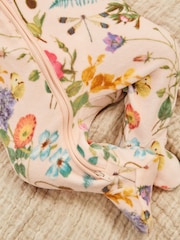 Pink Velour Sleepsuit (0mths-3yrs) - Image 6 of 8