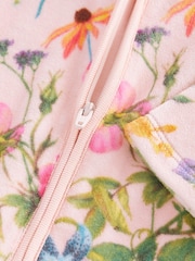 Pink Velour Sleepsuit (0mths-3yrs) - Image 8 of 8