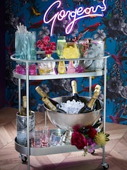 Silver Marble Print Wine Cooler - Image 3 of 4