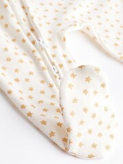 White Star Print Baby Sleepsuit 1 Pack (0-2yrs) - Image 10 of 10