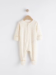White Star Print Baby Sleepsuit 1 Pack (0-2yrs) - Image 5 of 10