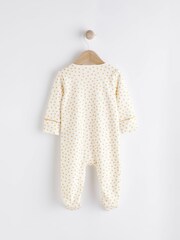 White Star Print Baby Sleepsuit 1 Pack (0-2yrs) - Image 6 of 10