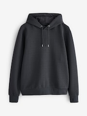 Charcoal Grey Hooded Premium Textured Overhead Hoodie - Image 2 of 7