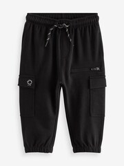 Black Patch Pocket Utility Joggers (3mths-7yrs) - Image 3 of 5