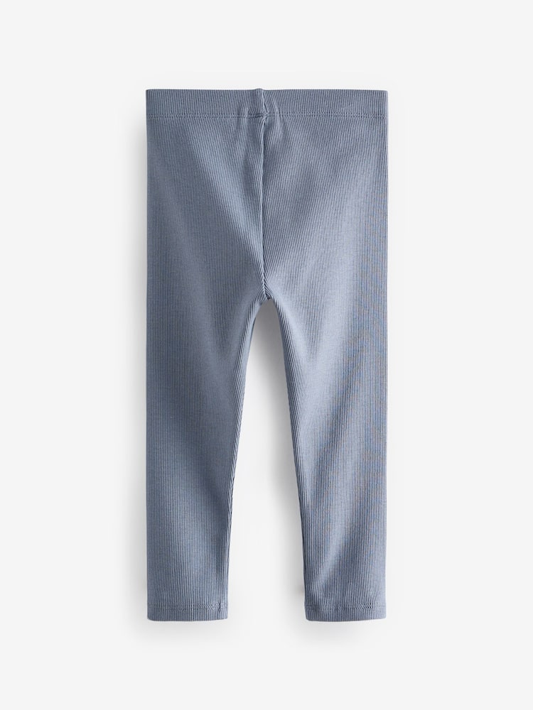 Blau/Grau meliert - Leggings im 3er-Pack (3 M.–7 J.) - Bild 2 von 3