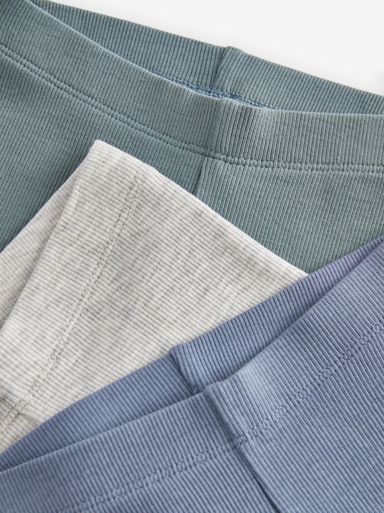 Blau/Grau meliert - Leggings im 3er-Pack (3 M.–7 J.) - Bild 3 von 3