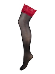 Zwart - Pour Moi Allure kousen - Image 2 of 2