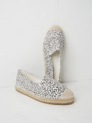 FatFace White Printed Maggie Espadrilles - Image 2 of 3