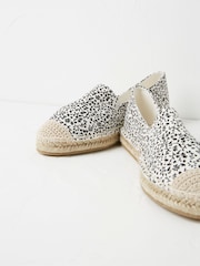 FatFace White Printed Maggie Espadrilles - Image 3 of 3