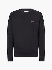 Calvin Klein Black Micro Logo Jumper - Image 2 of 4