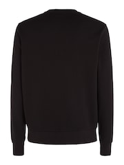 Calvin Klein Black Micro Logo Jumper - Image 3 of 4
