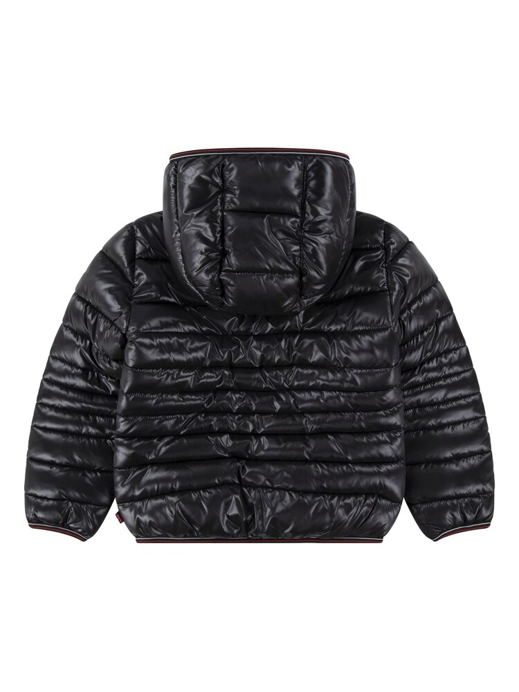 Levis® Mittelschwere, wattierte Jacke mit Sherpa-Futter, Schwarz - Bild 2 von 4