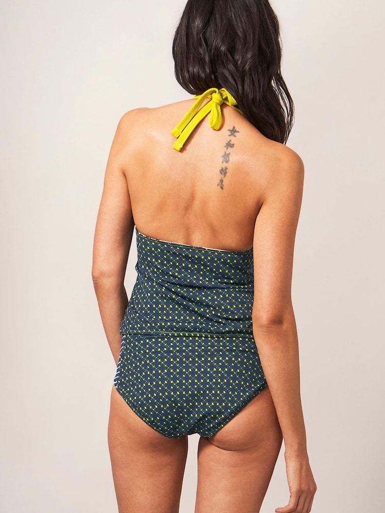 White Stuff Natural Sunshine Reversible Tankini Top - Image 3 of 7