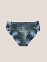 White Stuff Sunshine Wendbare Bikinihose, Blau - Bild 8 von 9