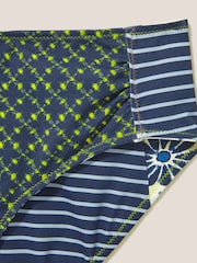 White Stuff Sunshine Wendbare Bikinihose, Blau - Bild 9 von 9
