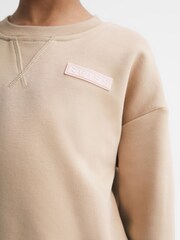 Reiss Camel Nina 4-9 yrs Set - Sweatshirt and Shorts - Image 4 of 9