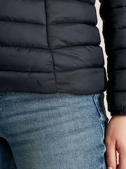 Joules Bramley Navy Showerproof Packable Padded Coat - Image 5 of 6