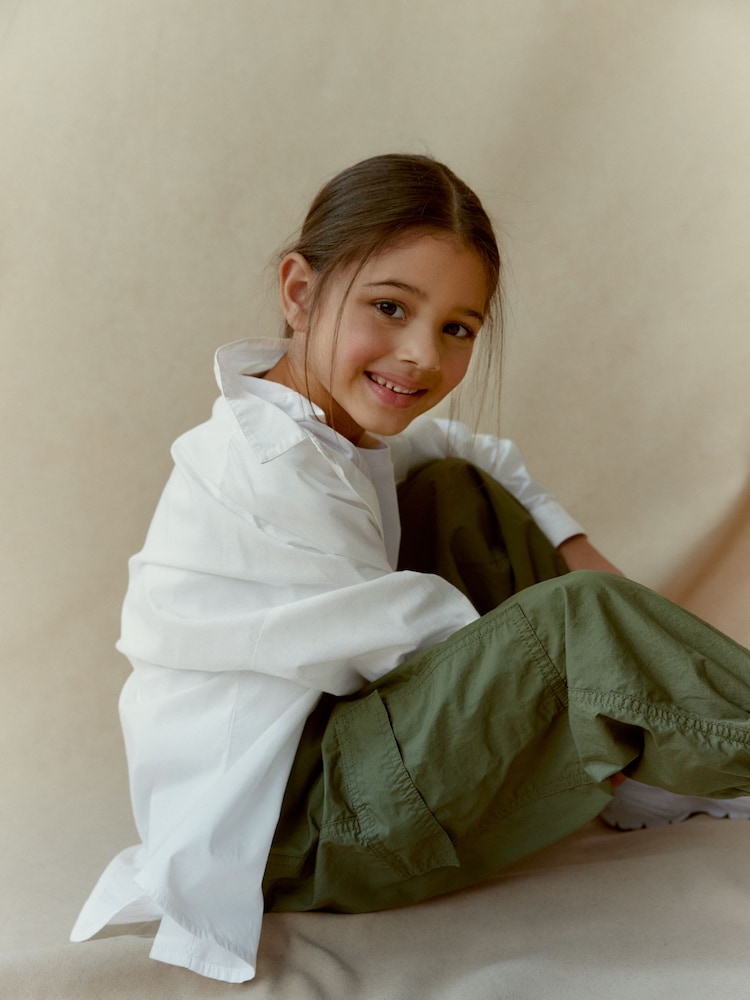 White Oversized Shirt (3-16yrs) - Image 1 of 1